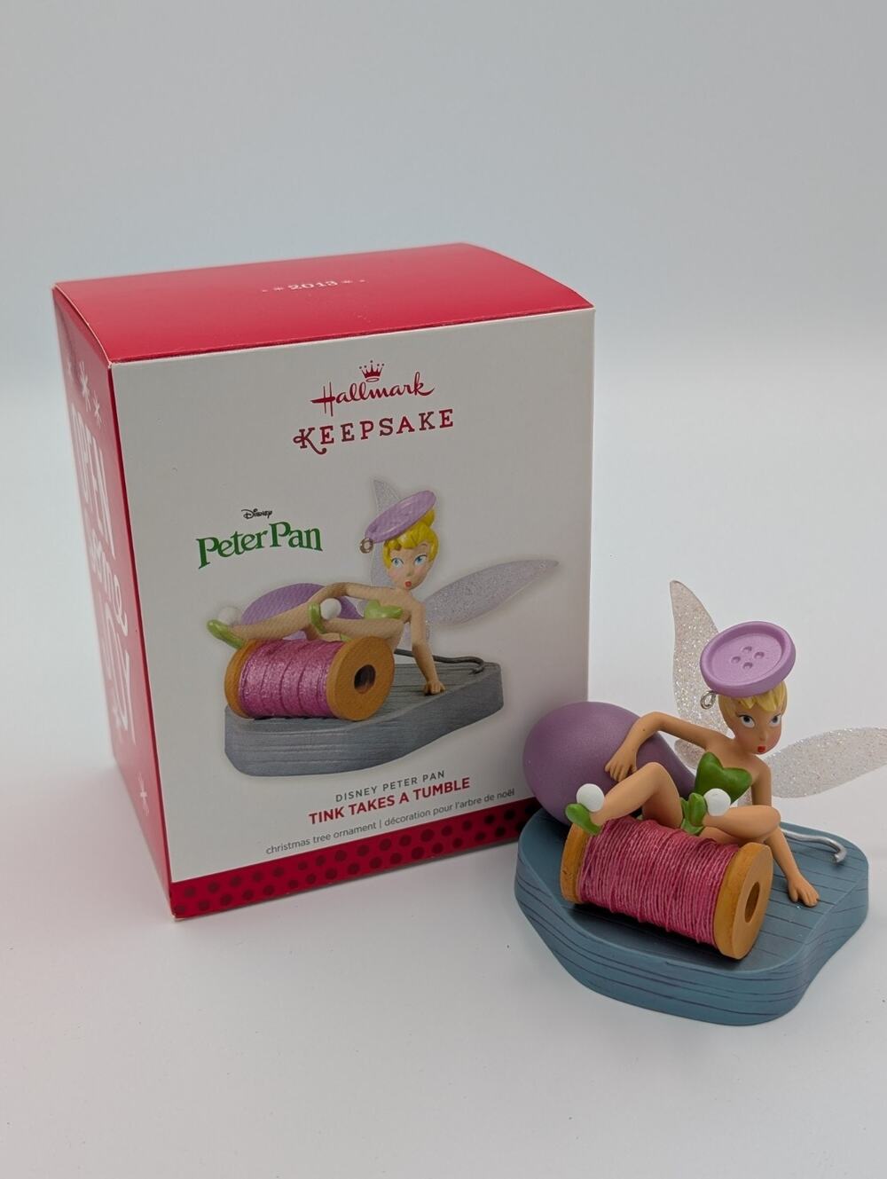 Hallmark Keepsake Ornament Disney Peter Pan Tink Takes A Tumble 2013 MIB